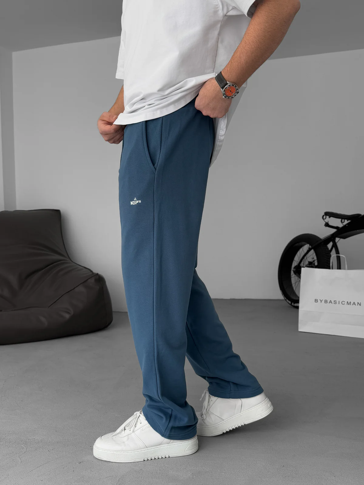 Premium Petrol "Kep's" Printed Summer Sweatpants - Image 3