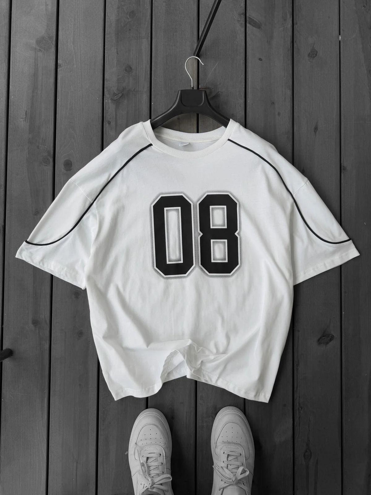 Limited Edition White Printed T-Shirt 08 - Image 5